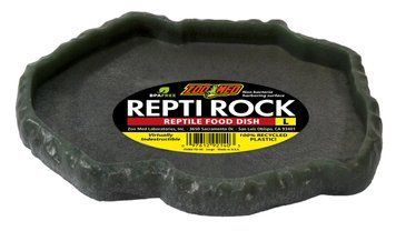 Миска ZooMed Repti Rock Food Dish для корму для рептилій, L - 24,5 x 19,5 x 2,5 см A2013-2 фото