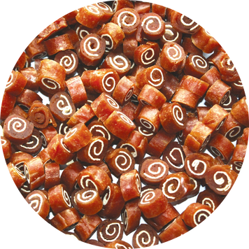 Мягкие лакомства "Суши" Soft Duck & Cod Sushi из утки и трески для собак, 1 см / 500 г A1995 фото