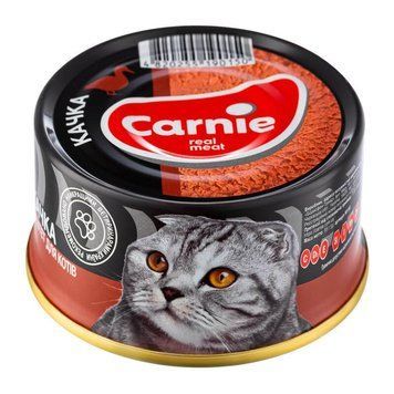 Carnie (Карні) Консервований корм з качкою для дорослих котів (паштет), 95 г A656 фото