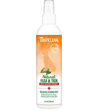 TropiClean Natural Flea & Tick Bite Relief Spray спрей от укусов блох и клещей для собак и котов, 236 мл A941 фото