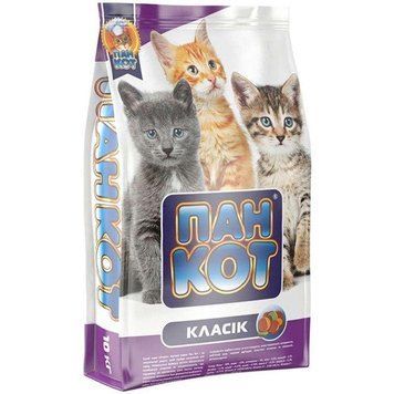 Пан Кот КЛАСІК - Сухий корм для кошенят, 10 кг A313 фото