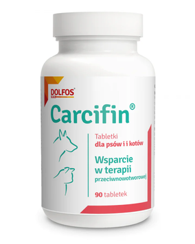 Dolfos (Дольфос) Carcifin добавка для підтримки імунітету собак і котів, 90 таблеток K2025 фото
