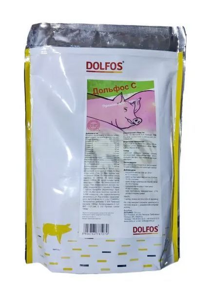 Премикс Dolfos (Дольфос) С для всех возрастных категорий свиней, 2 кг A689 фото