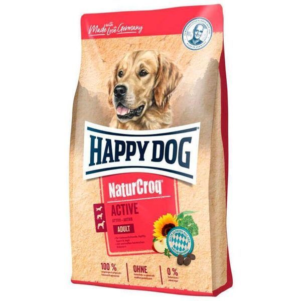 Happy Dog (Хеппі Дог) NaturCroq Active - Сухий корм з м'ясом домашньої птиці для дорослих активних собак, 15 кг K77 фото