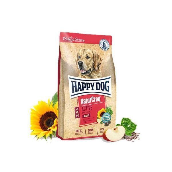 Happy Dog (Хеппі Дог) NaturCroq Active - Сухий корм з м'ясом домашньої птиці для дорослих активних собак, 15 кг K77 фото