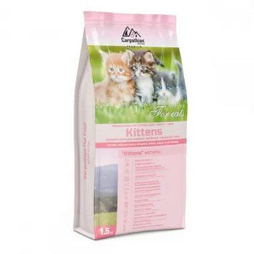 Сухий корм для кішок Carpathian Pet Food Kittens, 1.5 кг A427-1 фото