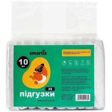 Подгузники Smartis для собак (сук) XS, 34/22 A1625-3 фото