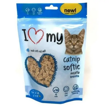 М&rsquo;ясні ласощі з котячою м&rsquo;ятою для котів I LOVE MY CAT, 250 г A1419 фото