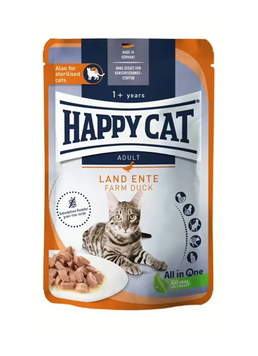 Happy Cat Beutel Culinary Land Ente вологий корм для кішок з качкою, 85 г A1492-2 фото