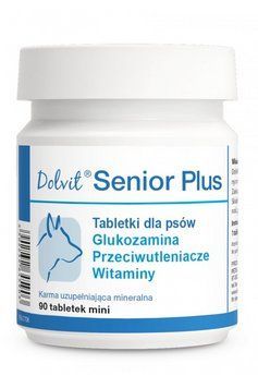 Харчова добавка Dolfos (Дольфос) Dolvit Senior Plus Mini для старших собак дрібних порід, 90 табл. A833 фото