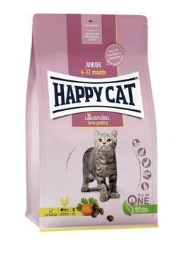 Happy Cat (Хеппі Кет) Young Junior Land-Geflugel - Сухий корм з пташиним м'ясом для кошенят у віці до 12 місяців, 1.3 кг A94-2 фото