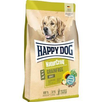 Happy Dog Naturcroq Grainfree - Сухий корм для дорослих собак беззерновий з птицею та лососем 11 кг A747 фото