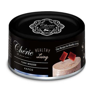 Cherie Healthy Living вологий корм-мус із тунцем для дорослих кішок, 80 г A1480-3 фото