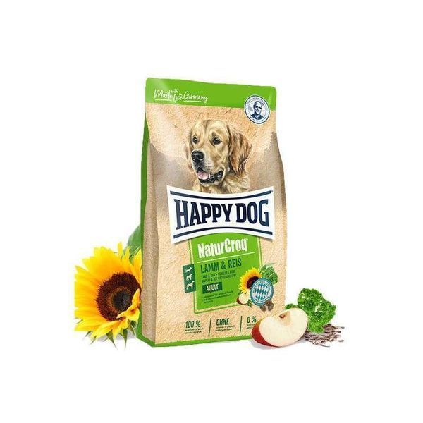 Happy Dog (Хеппи Дог) NaturCroq Lamm&Reis - Сухой корм для взрослых собак с ягненком и рисом, 15 кг K5 фото