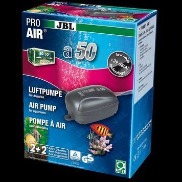 Помпа повітря JBL ProAir A50 мембранна для акваріума, 50 л/год A1728 фото