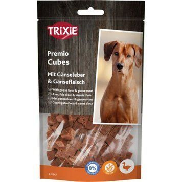 Лакомство Trixie Premio Guse Liver Cubes для собак с гусиной печенью, 100 г A1949 фото