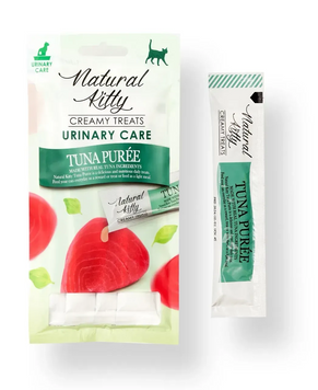 Рідкі ласощі для котів Natural Kitty Fuctional Creamy Treat Tuna Puree Urinary Care пюре з тунця (догляд за сечовивідними шляхами) A1925-1 фото