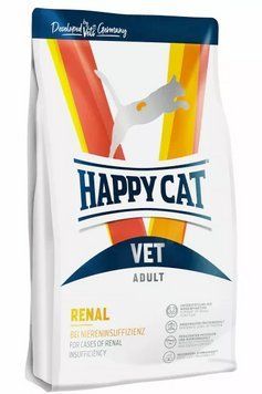 Happy Cat VET Diet Renal - Сухий дієтичний корм для котів із хворобами нирок, 4 кг A761 фото