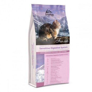 Сухий корм для кішок з чутливою системою травлення Carpathian Pet Food Sensitive Digestive System з куркою і морським окунем 12 кг A430 фото