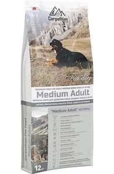 Сухий корм для собак середніх порід Carpathian Pet Food Medium Adult, 12 кг A431 фото