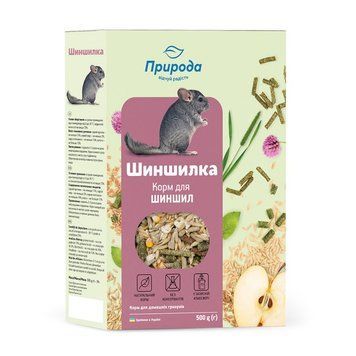 Природа Шиншилка корм для шиншил, 500 г A1470 фото